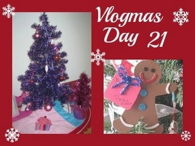 Vlogmas 21, 2012: Making Christmas Crafts!