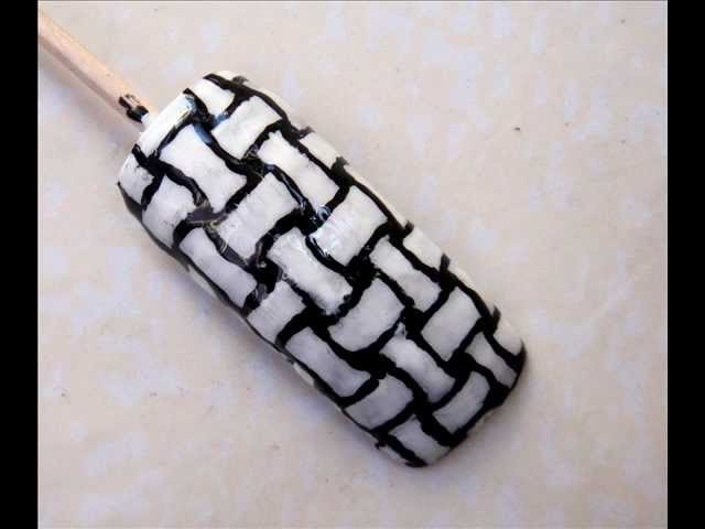 Woven Fabric Nail Art Ideas - wide 8