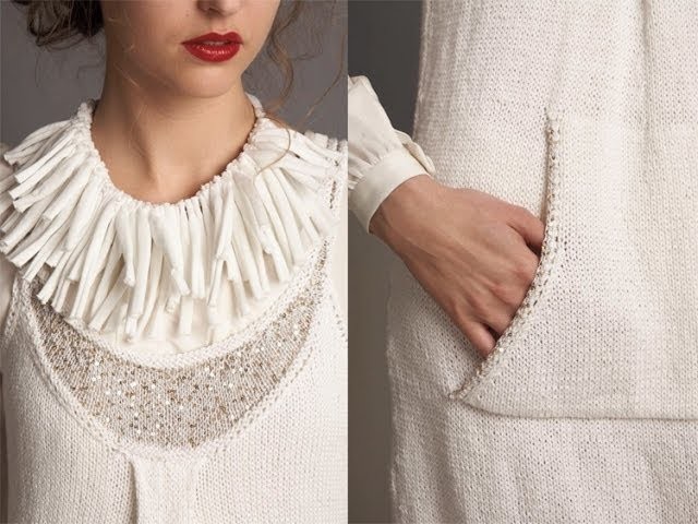 #2 Scoop Neck Dress, Vogue Knitting Spring.Summer 2011