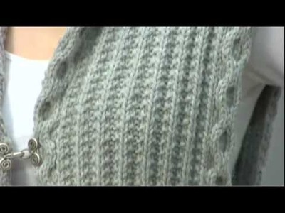 #29 Hooded Vest, Vogue Knitting Fall 2009