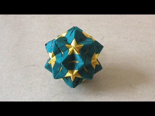 Christmas Origami Instructions: Star Sonobe (Maria Sinayskaya)