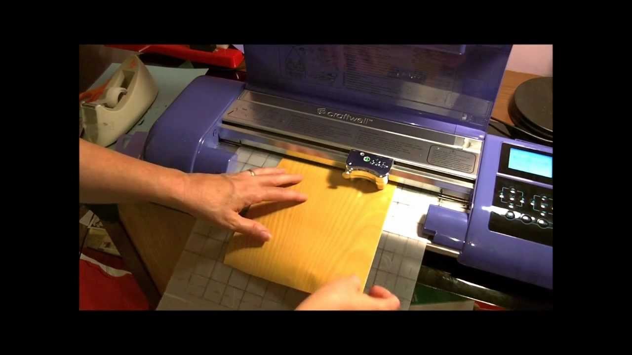 Cutting Contact Paper (Vinyl) with Debi