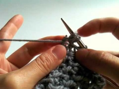 Diagonal Knot Stitch: Making Knots