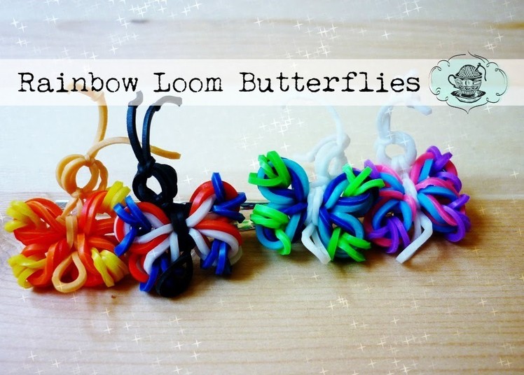 DIY Butterfly Hairclip.brooch: No Rainbow Loom! ¦ The Corner of Craft