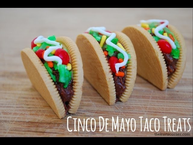 DIY Cinco De Mayo Cookie Taco Treats