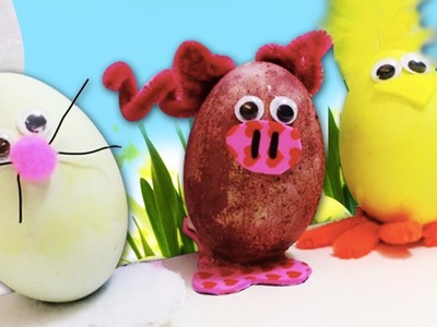 DIY Easy Easter Crafts: Cute Easter Eggs for Kids | DIY Easter Room Decor