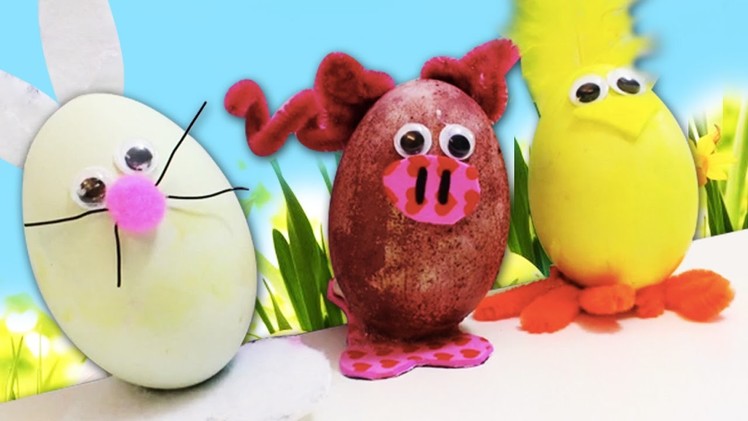 DIY Easy Easter Crafts: Cute Easter Eggs for Kids | DIY Easter Room Decor