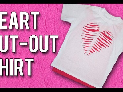 DIY: Easy HEART Cut-Out T-Shirt