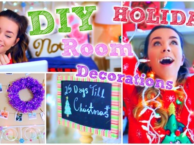 DIY Holiday Room Decorations! + Cute & Easy Decor Ideas!