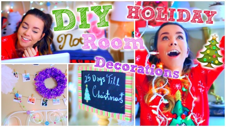 DIY Holiday Room Decorations! + Cute & Easy Decor Ideas!