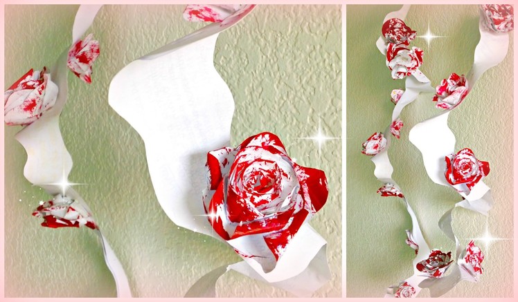 DIY Paper Decorations: Pretty Flower Swirls!