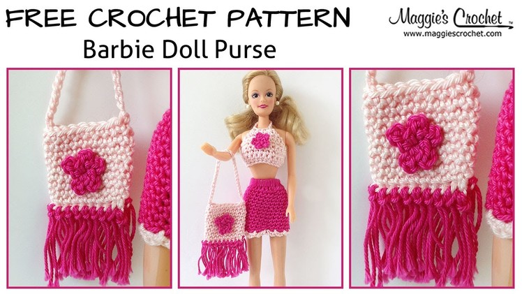 Doll Purse Free Crochet Pattern - Right Handed