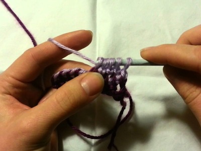 Double ended crochet high stitch