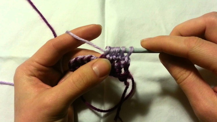 Double ended crochet high stitch