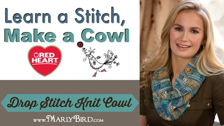Drop Stitch Knit Cowl