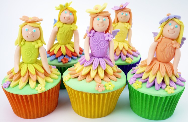 Flower Fairy Cupcakes by Cake Craft World