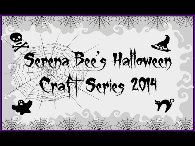 Halloween Mini Album Tutorial | Serena Bee's Halloween Craft Series #4