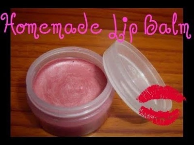 Home Made Tinted Lip Conditioner Tutorial : How to make your own lip balm