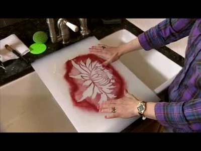 How to Clean a Stencil by Cutting Edge Stencils. DIY decor