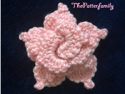 How to Crochet a Flower Pattern #71│by ThePatterfamily