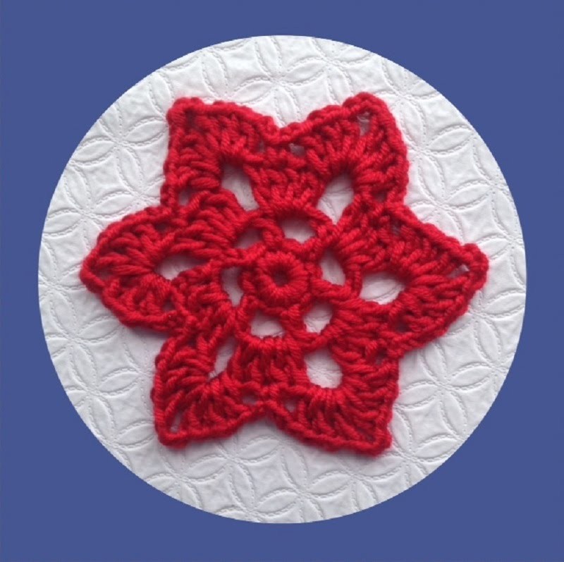 How to Crochet a Six Pointed Star Motif Pattern 14 │ by ThePatterfamily