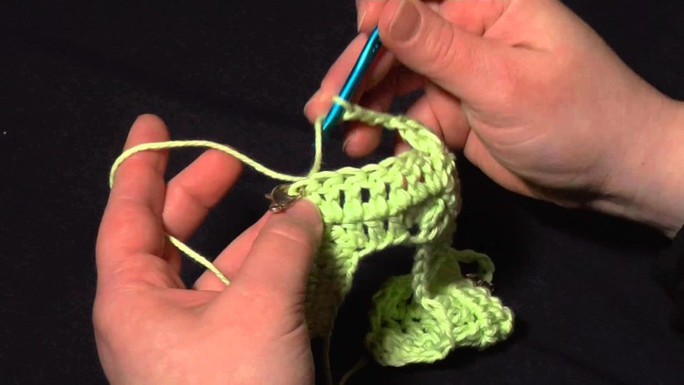 How to Crochet: Armholes in a Top Down Baby Sweater
