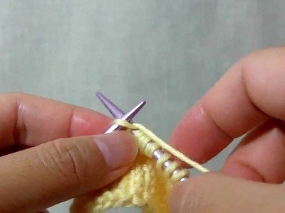 How to knit S2K1P2sso (Slip 2, K1, Pass 2 slipped stitches over) - Double Decrease