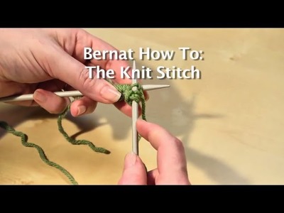 How To Knit the Knit Stitch