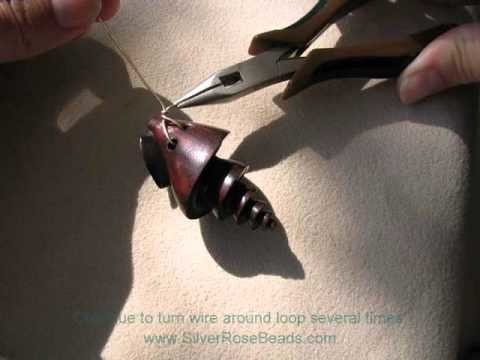How to make a Boxwood Netsuke Focal Bead Necklace