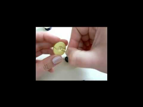 How to make a button necklace