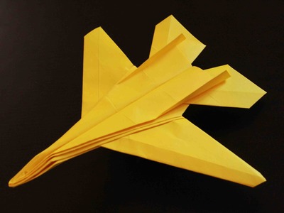 How to make a cool paper plane origami: instruction| F14