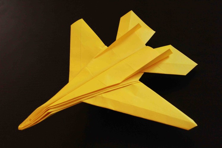 How to make a cool paper plane origami: instruction| F14