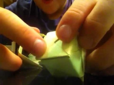 How to make a origami cube(no cutting or tape)