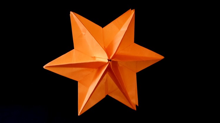 How to make a paper 3D Star- Origami tutorial