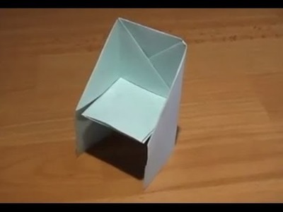 How To Make An Origami Chair