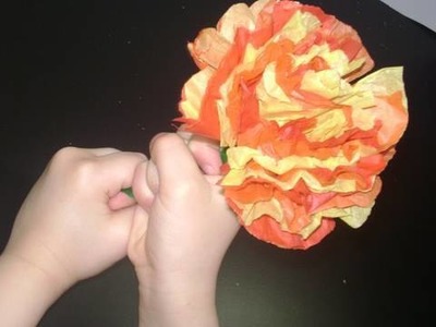 How to make tissue paper flowers with your kids - EP