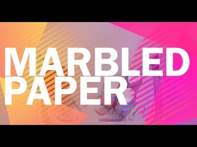 How To Marble Paper The Easy Way - Arts and Crafts for Kids