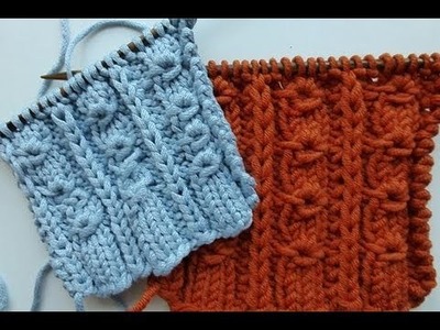 Knit with eliZZZa * Knitting Stitch "Donut Ribs"