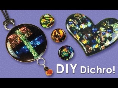 Little Windows - how to make Dichro Resin Jewelry