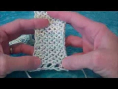 Loom Knitting - Cotton Yarn Stitch Comparison - Part 1
