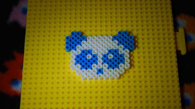 ~ Panda! ~ Perler Beads Charm.KeyChain ~