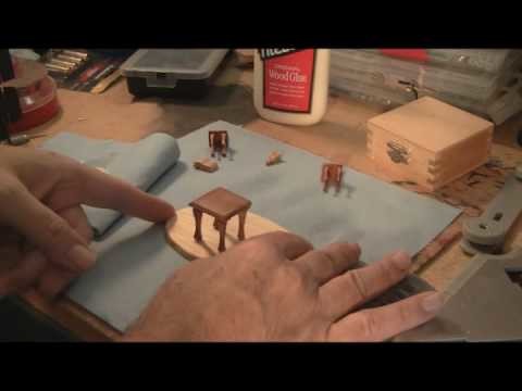 Part 6 of 6 - Bible Table - Scroll Saw wood craft project demonstration.