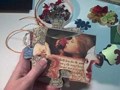 Renaissance Puzzle Mini Scrapbook Album Kit