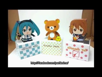 Rilakkuma - Paper Craft Toys by Puchi Anime.
