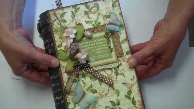 Secret Garden Mini Album in a Book Box