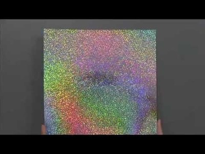 Silver Sparkles Holographic Scrapbooking Paper by Hot Off The Press Inc