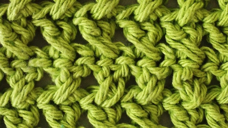 Stitch Repeat Cross Stitch Free Crochet Pattern - Right Handed