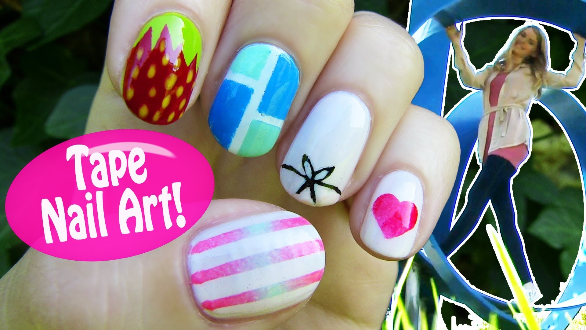 5. Nail Art Tutorial with Nail Art Tape - wide 1