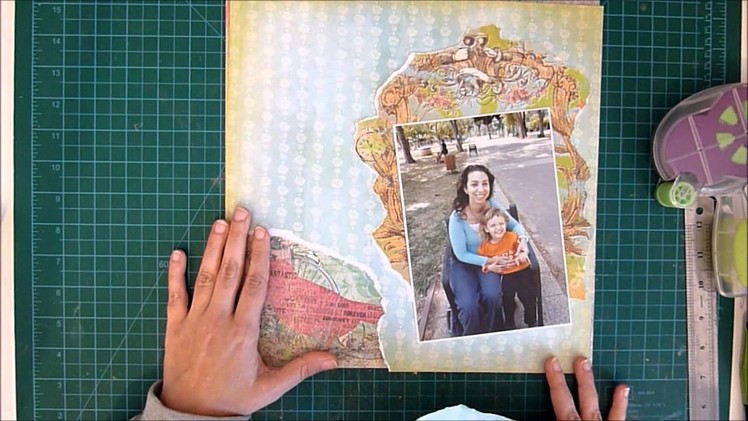 Together scrapbook layout process