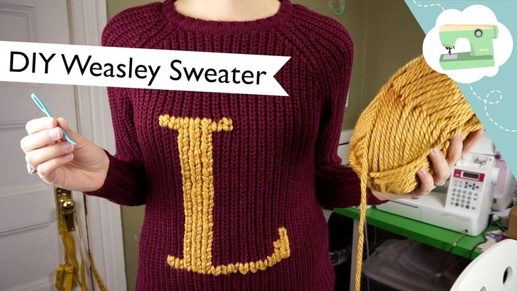 Turn a Muggle Sweater into a Weasley Sweater!